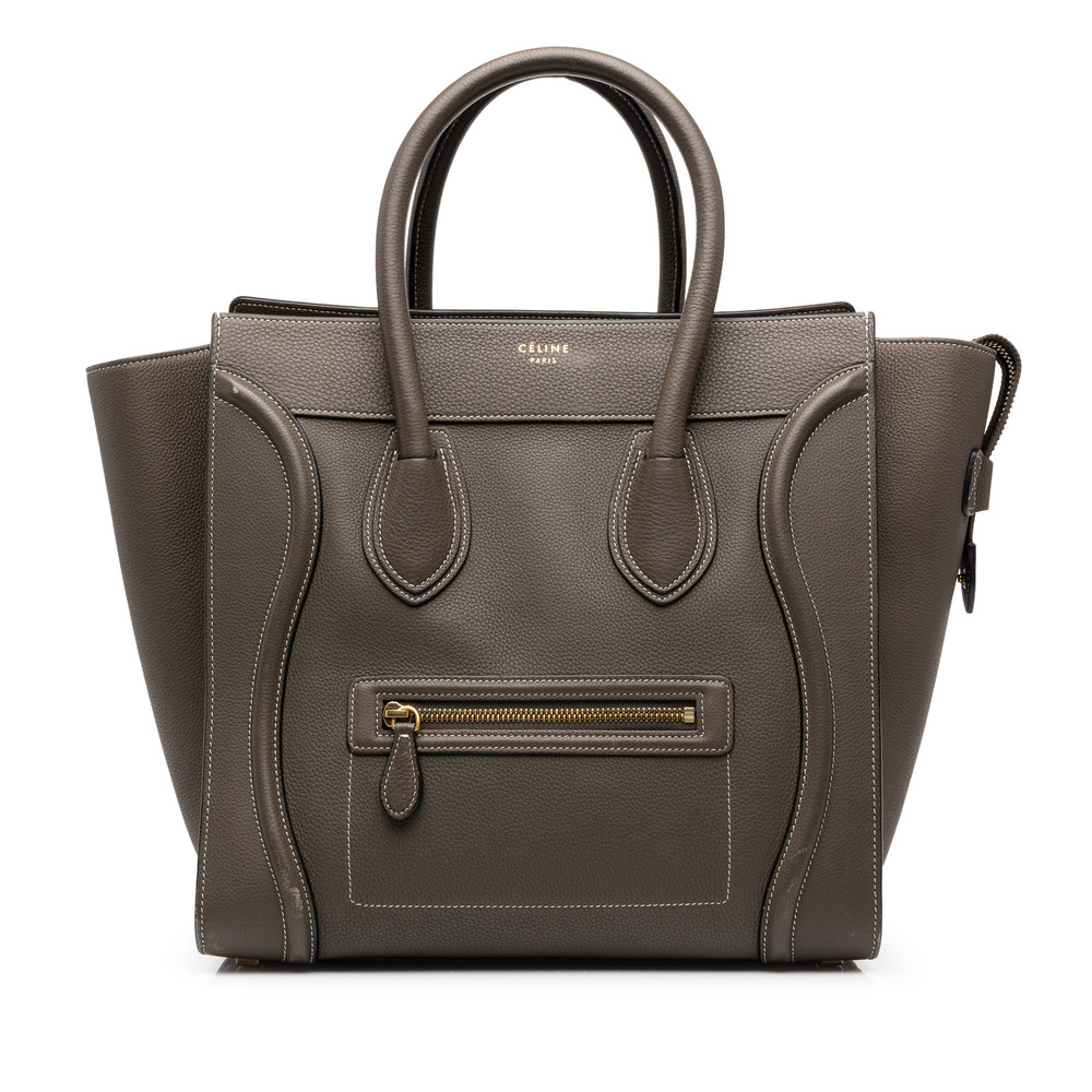 Pre-Loved Celine Mini Grained Calfskin Luggage Tote